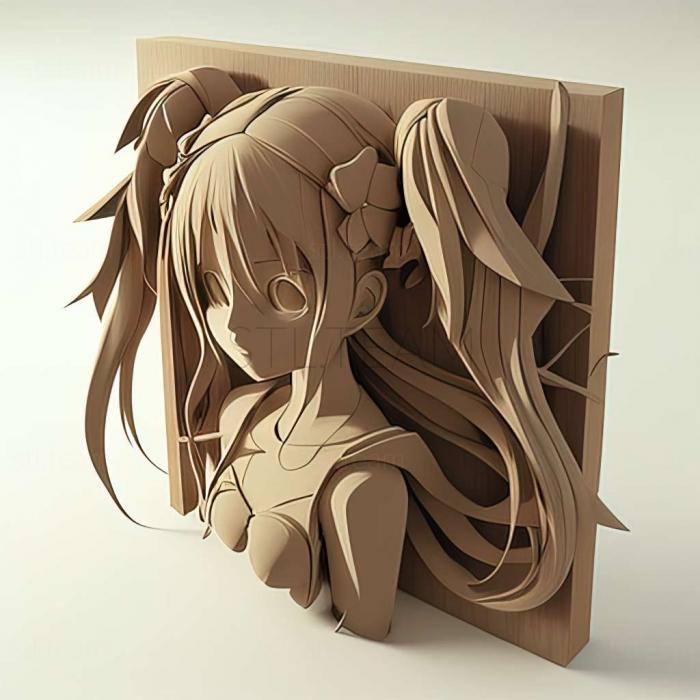 3D модель Мику Хацунэ из аниме (STL)